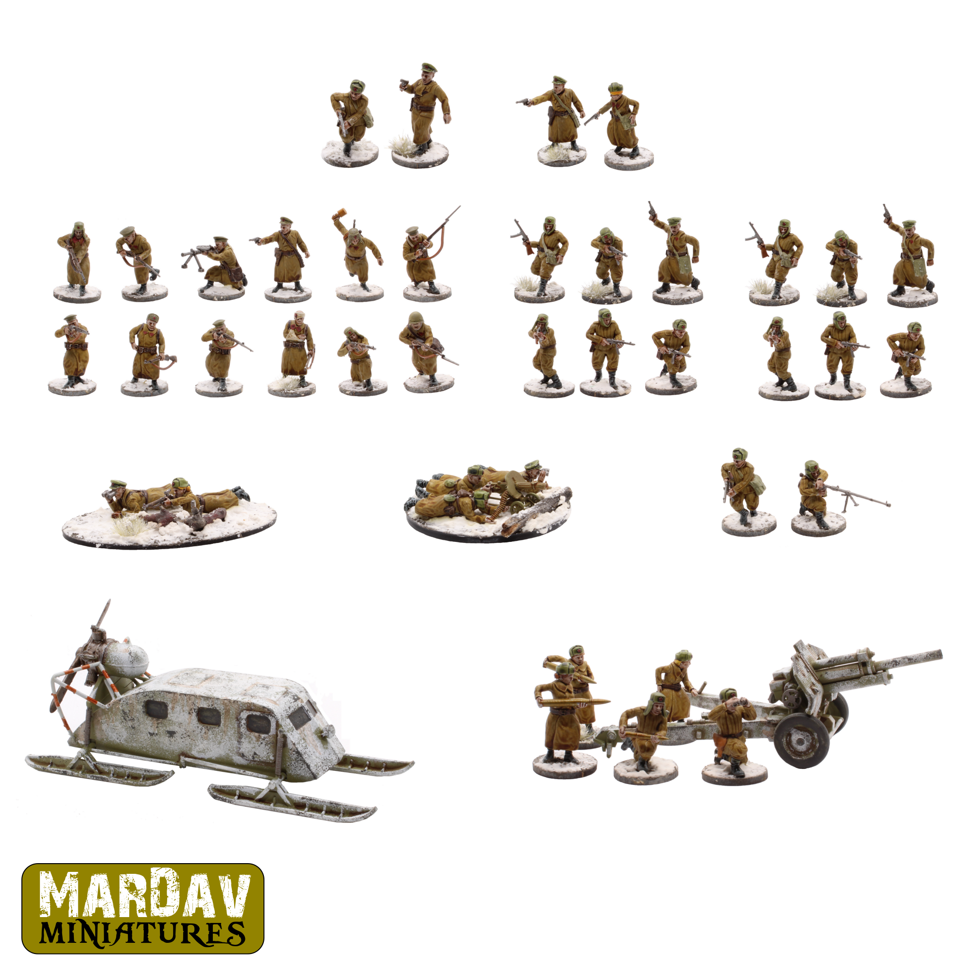 Bolt Action V3 - Us Army Infantry Platoon (Winter